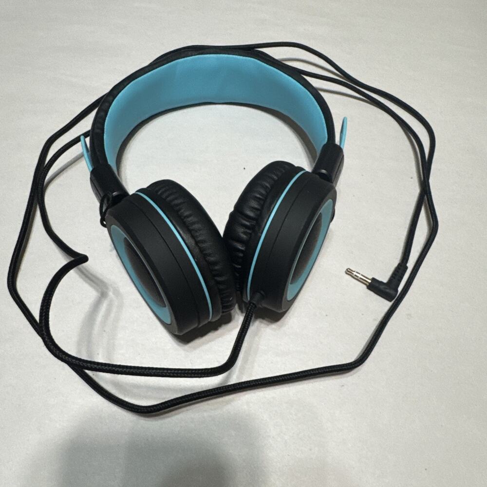 Nool Products Vintage Foldable Stereo Kids Headphones Over Ear Plug In Headset
